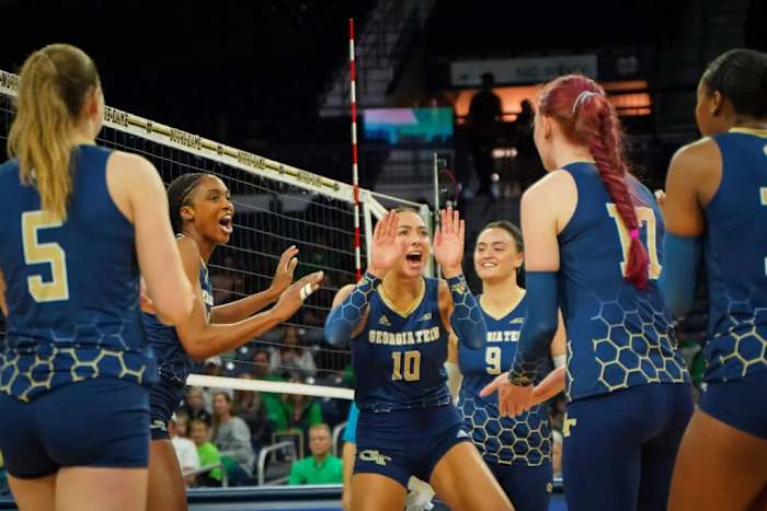 Georgia Tech Volleyball vs Notre Dame